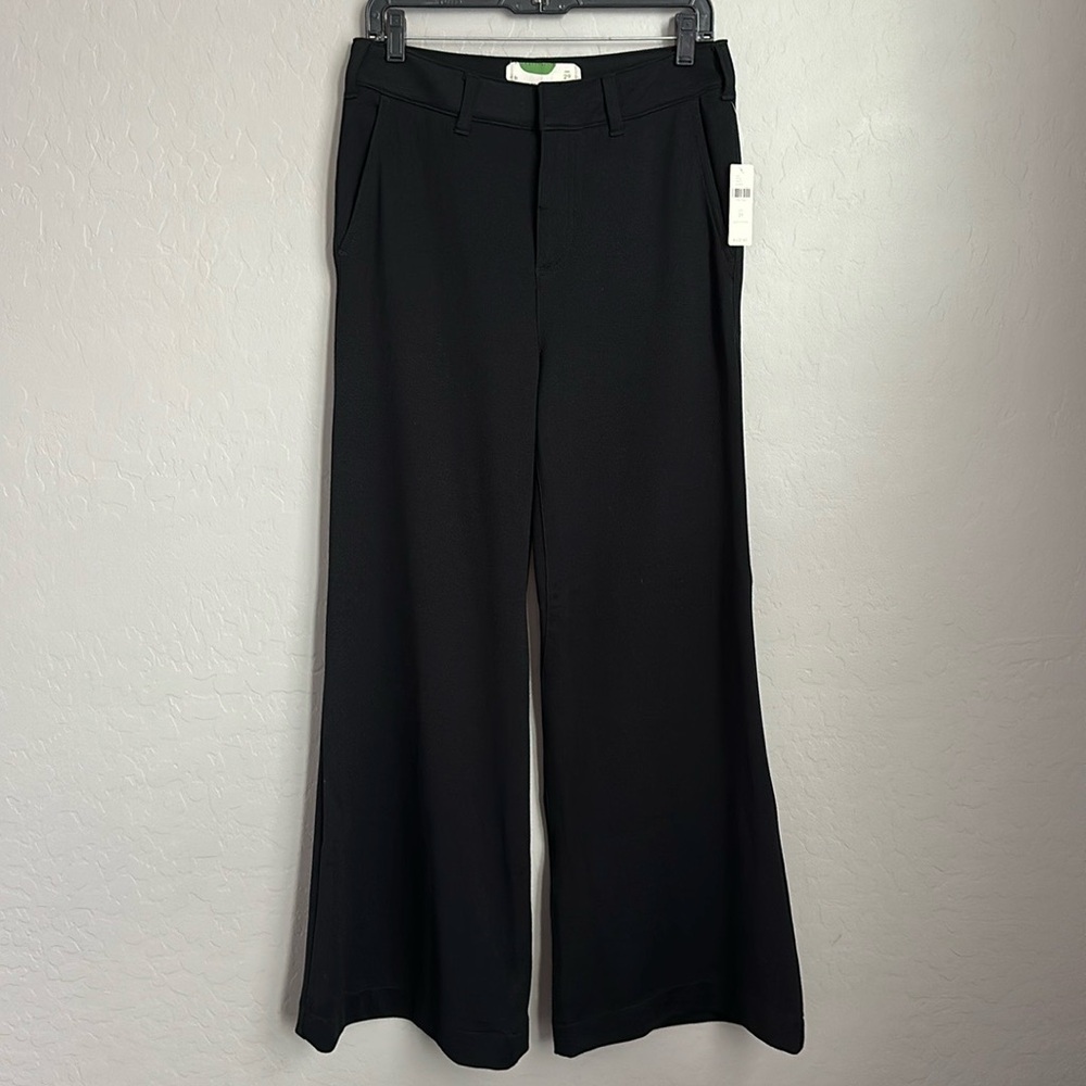 Anthropologie Textured Trouser Pants